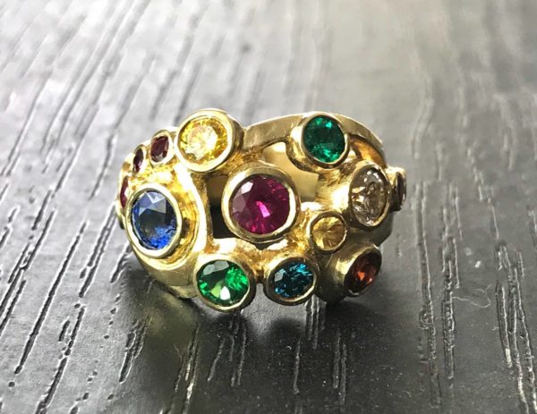 Rainbow Bubble Ring